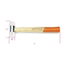 Beta Nylon Face Hammer, Wooden Shaft, 35mm 013900535